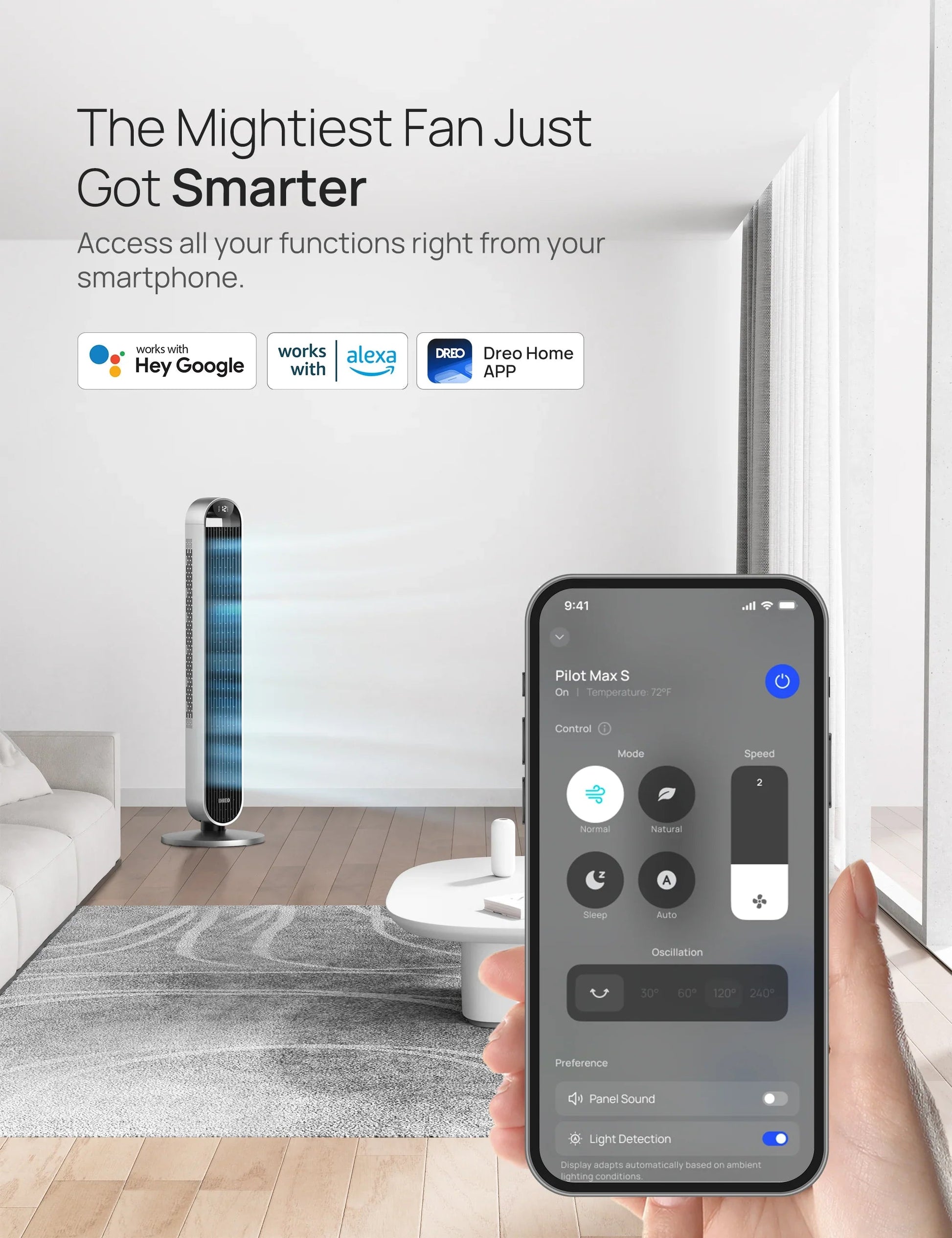 Smart Tower Fan Pilot Max S - DREO