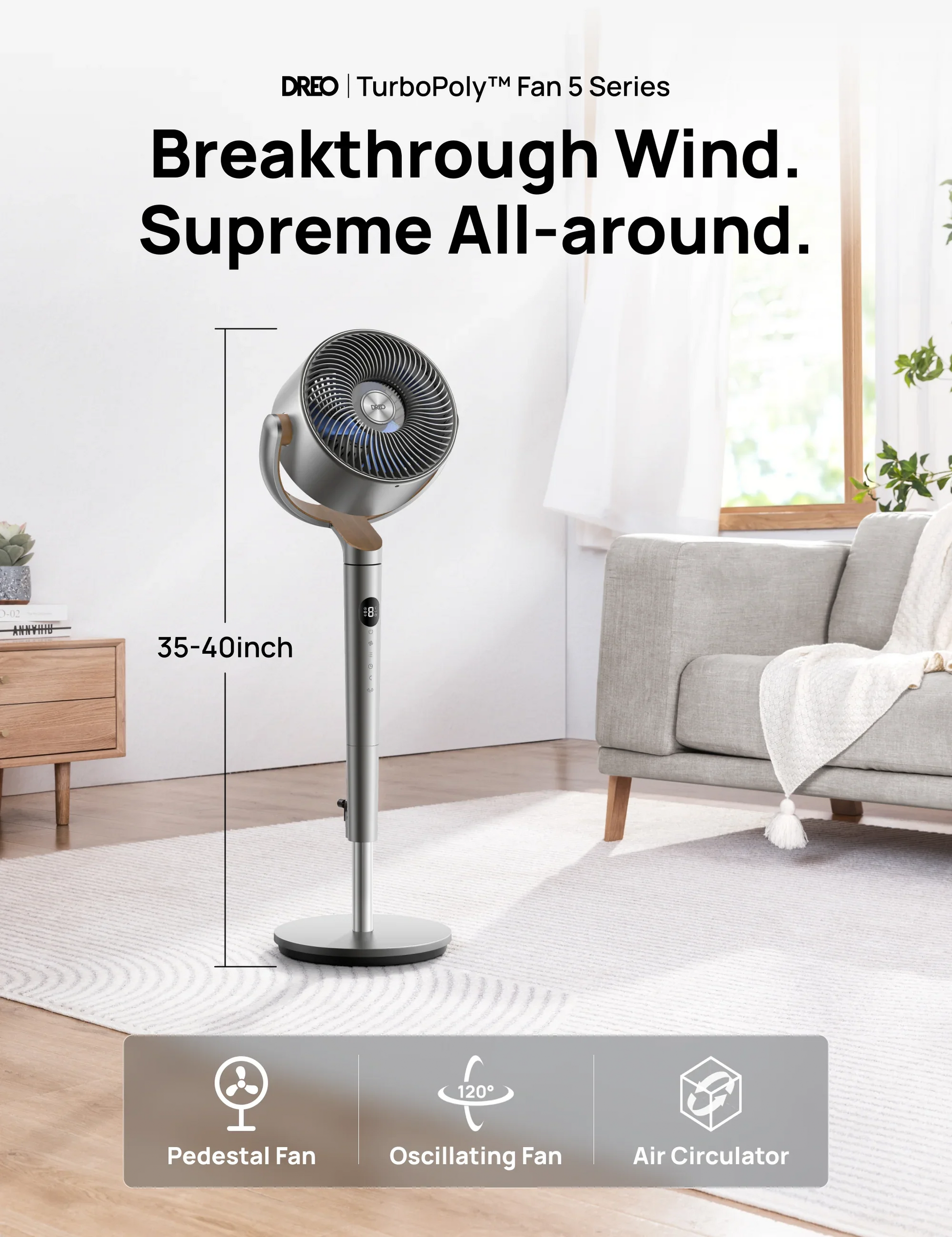 TurboPoly™ Fan 502 - DREO