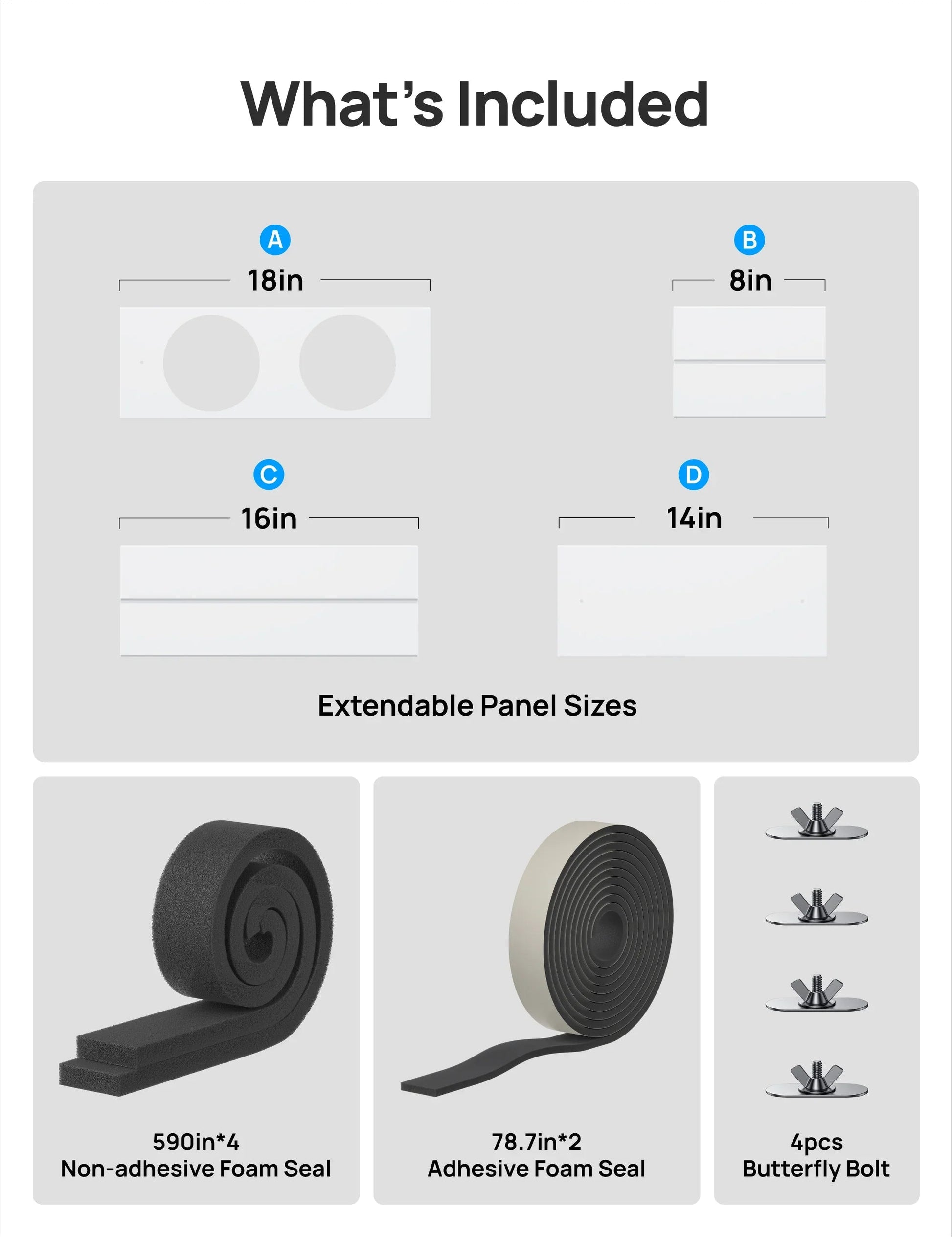 DREO Portable Air Conditioner Dual Hose Kit (AC318S & AC319S) - DREO